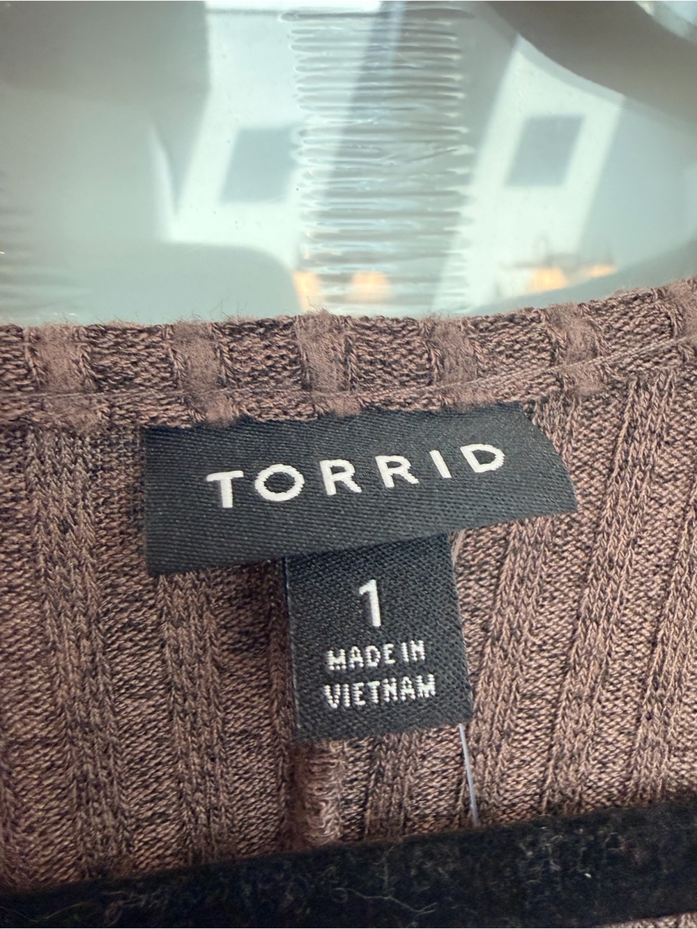 Torrid Chic Column Tea Length Dress Ribbed Midi Dress Taupe Plus Size 1X NWT - Picture 7 of 11